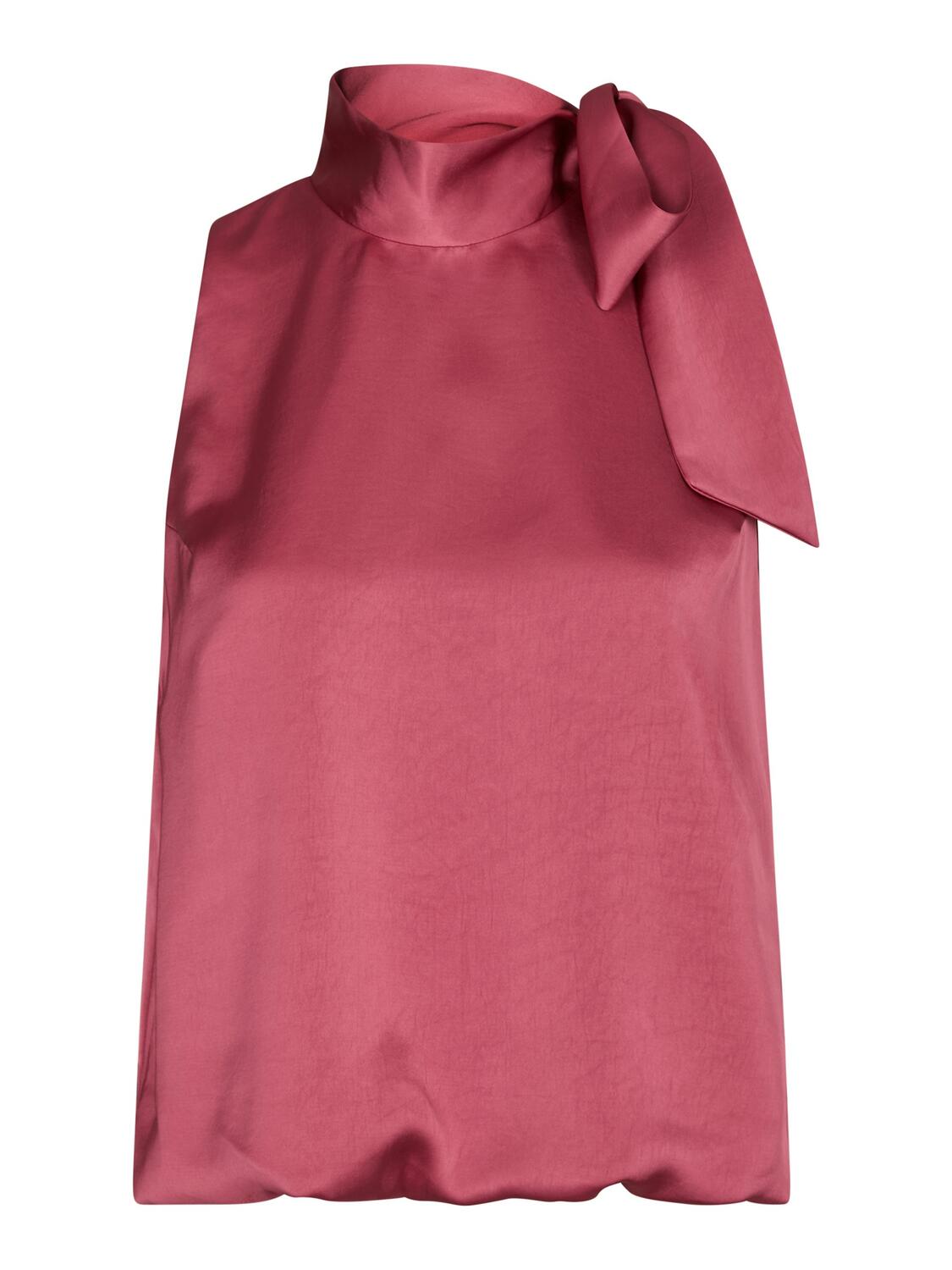 Veda Heavy Sateen top - Cherry Pink